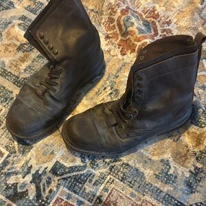 Dr. Martens Dark Brown Leather Boots